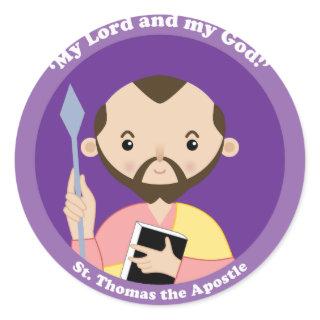 St. Thomas the Apostle Classic Round Sticker