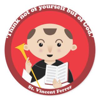 St. Vincent Ferrer Classic Round Sticker