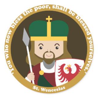 St. Wenceslas Classic Round Sticker