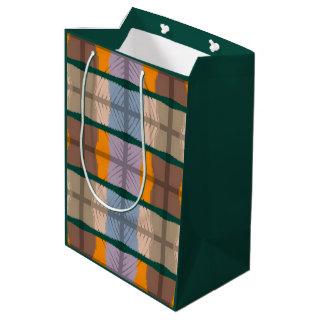 Stackable Mirrored Sensational Pattern  Medium Gift Bag