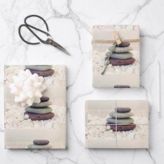 Stacked Stones Meditative Cairn Pattern  Sheets