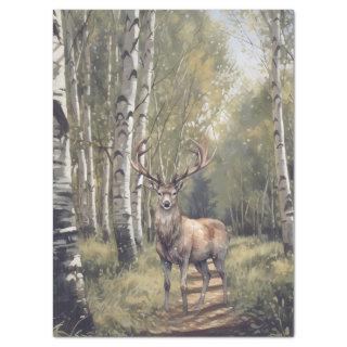 Stag Forest Tissue Paper