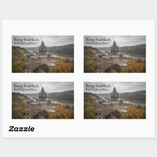 Stahleck Castle Germany Rectangular Sticker