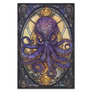 Stained Glass Octopus Tissue Paper