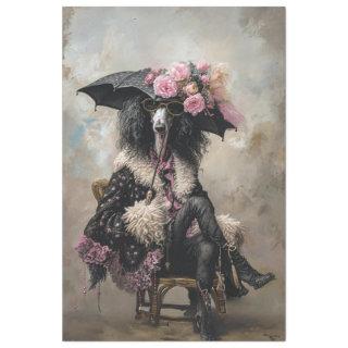 Standard Poodle Bohemian Rhapsody Decoupage Tissue Paper