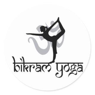 Standing Bow Pulling Pose Bikram Yoga Classic Round Sticker
