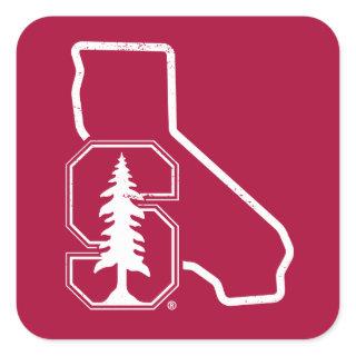 Stanford University | Standford Tree State Logo Square Sticker