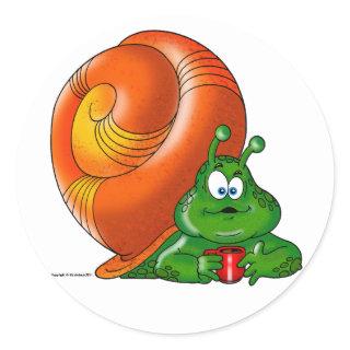 STANLEY SNAIL CLASSIC ROUND STICKER