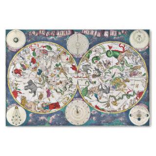 Star chart tissue paper