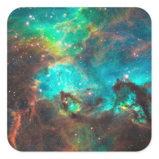 Star Cluster NGC 2074 Square Sticker