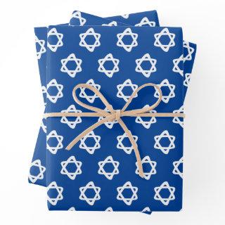 Star of David Jewish Bar Mitzvah Hanukkah Simple  Sheets