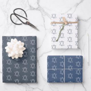 Star of David Jewish Bar Mitzvah Hanukkah Simple  Sheets