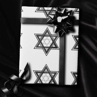 Star of David Pattern | Modern Black on White