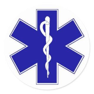 Star of Life Classic Round Sticker