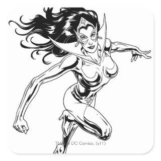 Star Sapphire 3 Square Sticker