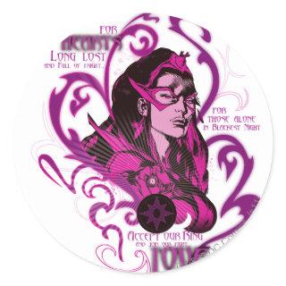 Star Sapphire Graphic 1 Classic Round Sticker