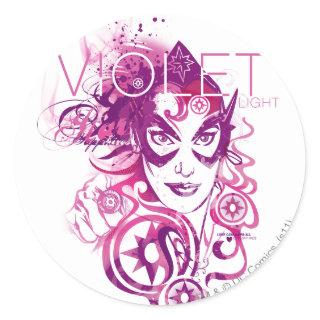 Star Sapphire Graphic 3 Classic Round Sticker