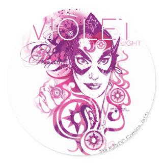 Star Sapphire Graphic 3 Classic Round Sticker