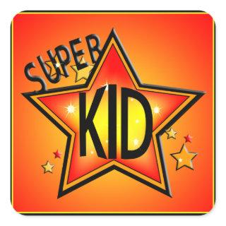 Star  Super Kid Stickers