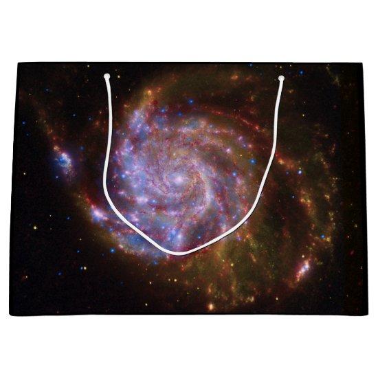 Starbirth in the Pinwheel:  M101 Galaxy Large Gift Bag
