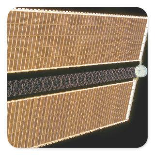 Starboard solar array wing panel square sticker