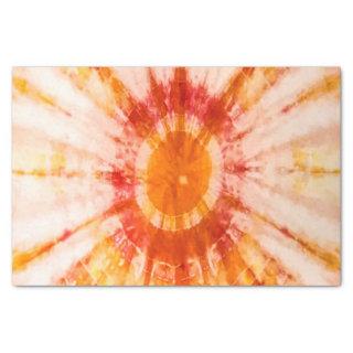 Starburst Tie Dye Craft Tissue Paper in Hot Colors