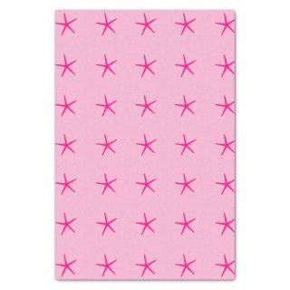 Starfish Patterns Pink Birthdays Weddings Custom Tissue Paper