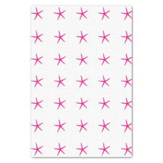 Starfish Patterns Pink White Beach Birthdays Cute Tissue Paper