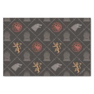 Stark, Lannister, Targaryen, Iron Throne Pattern Tissue Paper