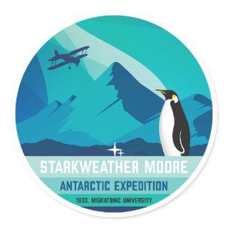 Starkweather-Moore Antarctic Expedition Classic Round Sticker