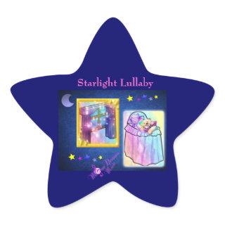 Starlight Lullaby Star Shaped Sticker