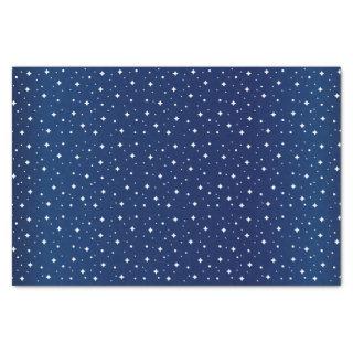 Starry Night in Gradient Navy Blue Tissue Paper