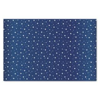 Starry Night in Gradient Navy Blue Tissue Paper