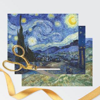 Starry Night Sky Vincent van Gogh  Sheets