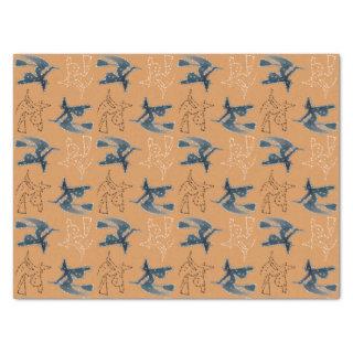Starry Night Witch Halloween Tissue Paper