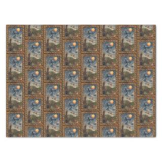 Starry Night with Fall Border Halloween Tissue Paper