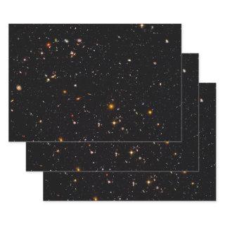 Starry universe deep space photo  sheets
