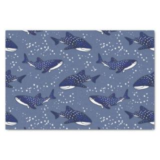 Starry Whale Shark (Dark) Tissue Paper