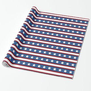 Stars and Stripes Red White Blue Presidential wrap