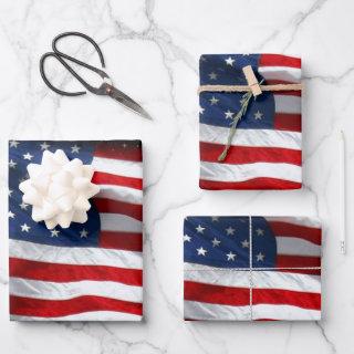 Stars and Stripes USA Patriotic American Flag  Sheets