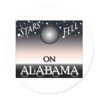 Stars Fell On Alabama Classic Round Sticker