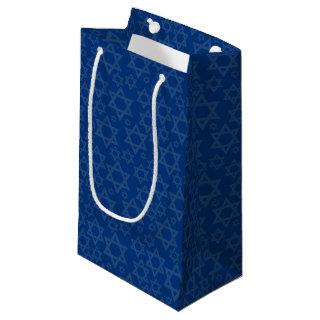 Stars Of David On Blue - Gift Bag