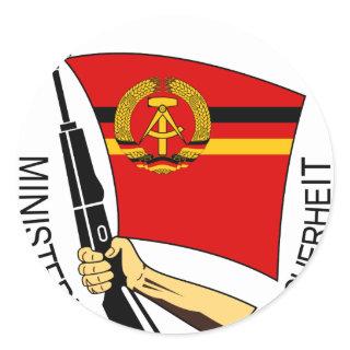 Stasi - DDR (Deutsche Demokratische Republik) Classic Round Sticker