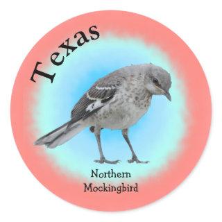 State Bird of Texas Classic Round Sticker