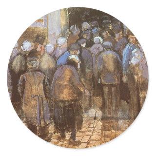 State Lottery Office (Poor Money) Vincent van Gogh Classic Round Sticker