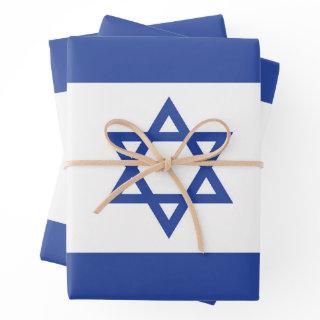 State of Israel Flag, Star of David Judaism Jewish  Sheets