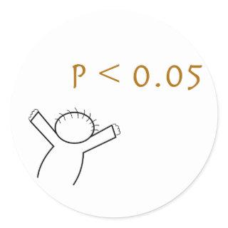 Statistically significant p-value sticker