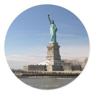 Statue Of Liberty Classic Round Sticker