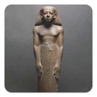Statuette of Amenemhatankh, worker at Crocodilopol Square Sticker