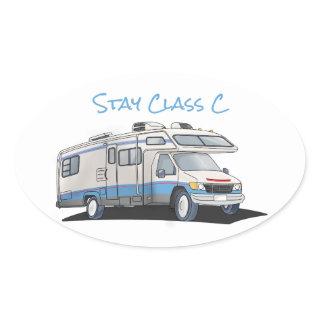 Stay Class C Motorhome Sticker